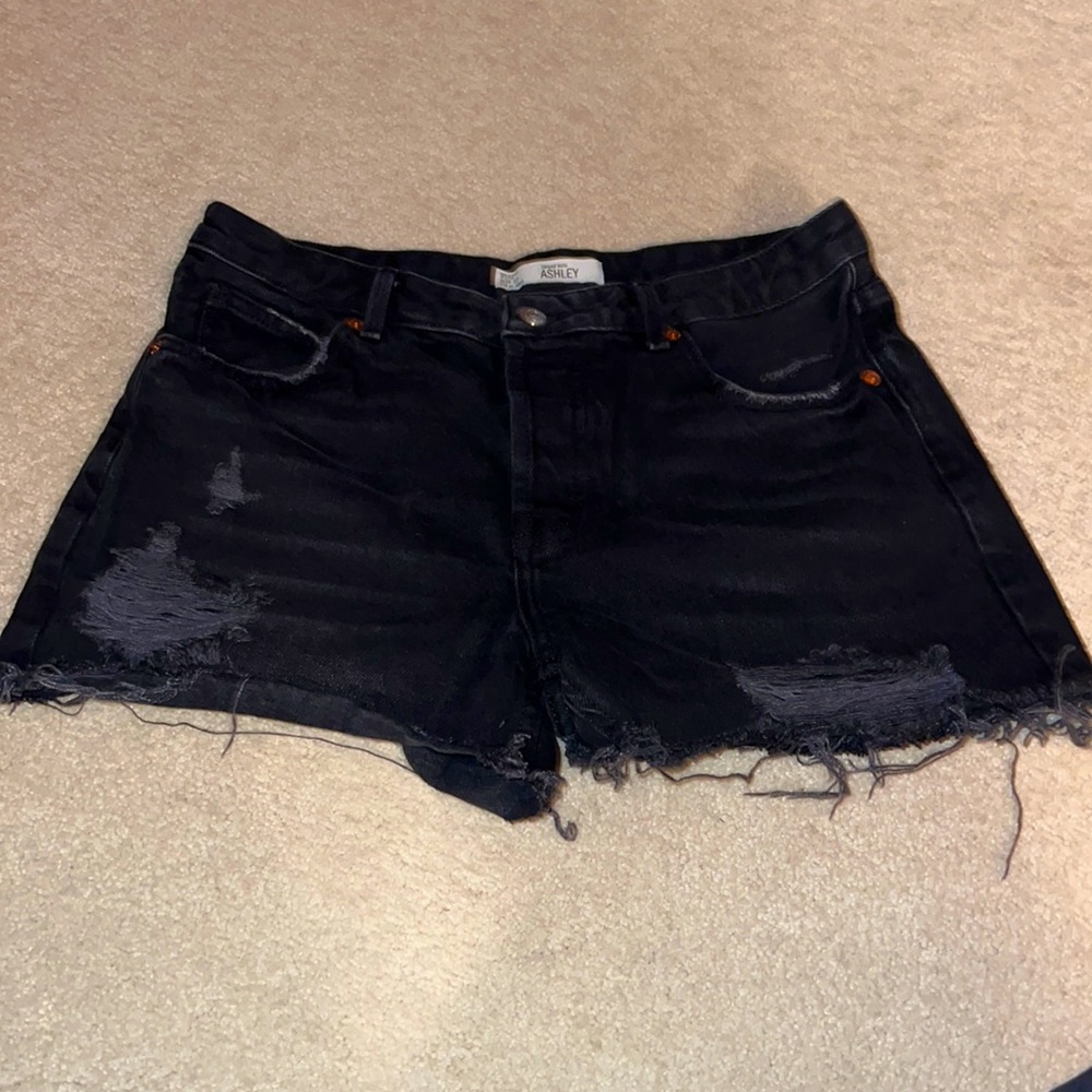 Top Shop sz 8 Moto Ashley jean short - Picture 1 of 3